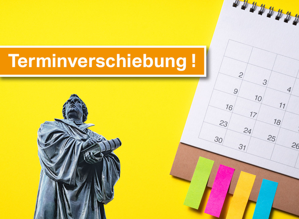 Motiv für Terminverschiebung, Reformationstag, Luther, Kalender