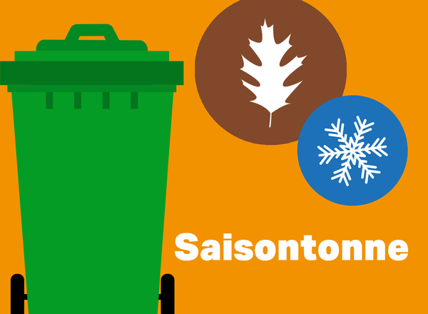 Bio-Saisontonne, grün, Herbst, Winter